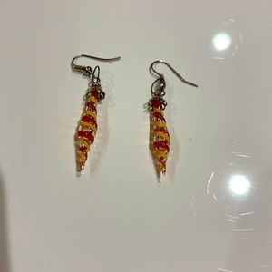 Crystal ornament earrings